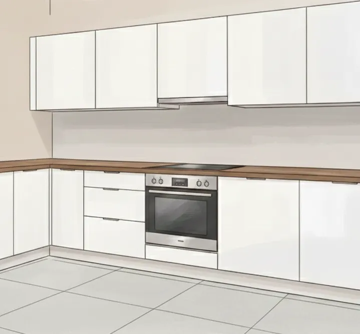 Küchenmontage Illustration