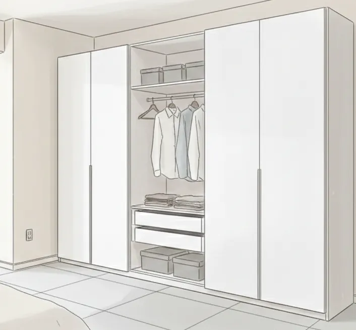 Möbelmontage Illustration