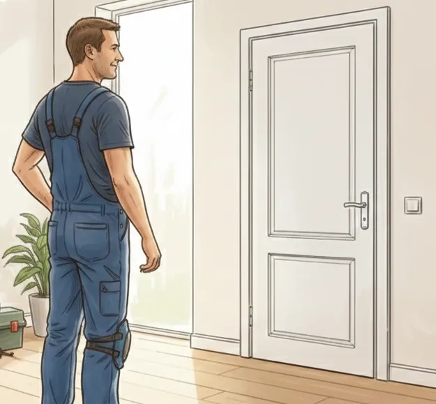 Türeneinbau Illustration